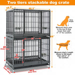 47" Heavy Duty Dog Cage for XL/XXL Dogs 471D02