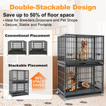47" Heavy Duty Dog Cage for XL/XXL Dogs 471D02