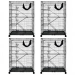 50 Inch 4-Tier Cat Cage C02