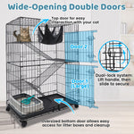 50 Inch 4-Tier Cat Cage C02
