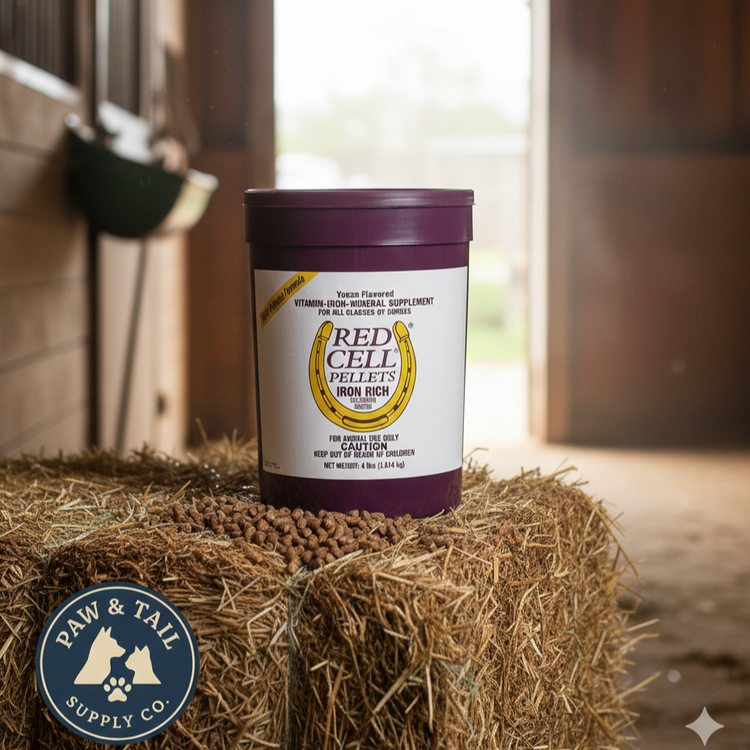 Red Cell Pellet Horse Supplement 4lbs Vitamin Iron Mineral Energy Recovery