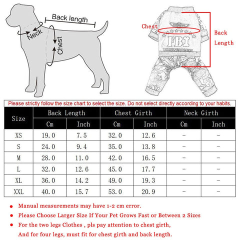 FBI Camouflage Coat |  Jumpsuit Pants