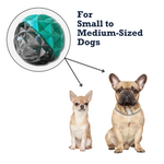 Country Living Geometric Textured Ball Dog Chew Toy, Interactive Rubber Toy for Mental Stimulation – Small