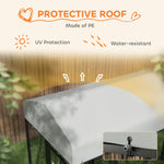 Outdoor Dog Kennel with Two-Room Design