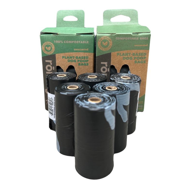 compostable plant-based dog poop bags