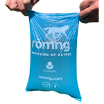 bio-based dog poop bags + bamboo dispenser
