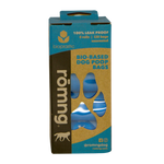 bio-based dog poop bags + bamboo dispenser