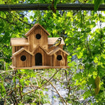 DecorBites™ Small Wooden Hanging Bird House