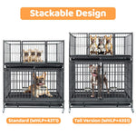42" Stackable Dog Crate 43T+WHLP02