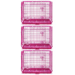 24-42" Collapsible Pink Dog Crate RED24-42