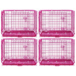 24-42" Collapsible Pink Dog Crate RED24-42